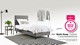 Box Ambra vlak met Easy Pocket 300 matras, light grey