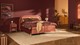Boxspring Amber - Velvet glow, blush