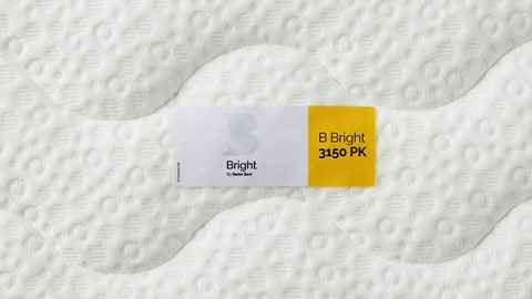 Pocketveermatras B Bright 3100 en 3150 comfortschuim afdeklaag
