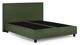 Boxspring Autentik vlak zonder matras, green