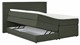 Opbergboxspring Pearl vlak met gestoffeerd matras, hunter