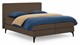 Boxspring Attraktiv Lykka vlak met gestoffeerd matras, cappuccino