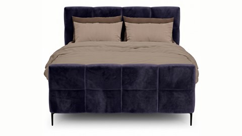 Boxspring Crystal - Velvet glow, navy