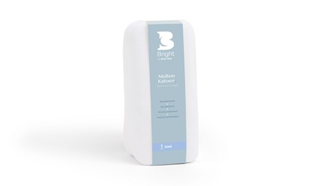 Molton matrasbeschermer B Bright voor topper