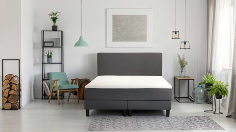 gemeenschap verf Decoratie Boxspring Cisano vlak met gestoffeerd matras | Beter Bed