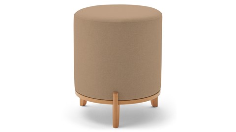 Hocker Karlsson inclusief poten, caramel