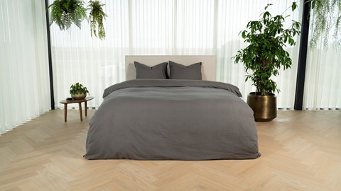 Dekbedovertrek Abel, antracite