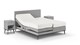 Boxspring Viggo verstelbaar met Silver Pocket Deluxe Foam matras, oakland grijs