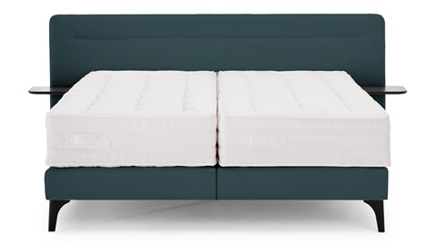 Boxspring Element Hallbar vlak met Balance matras, teal