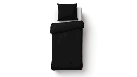 Dekbedovertrek Coco, zwart