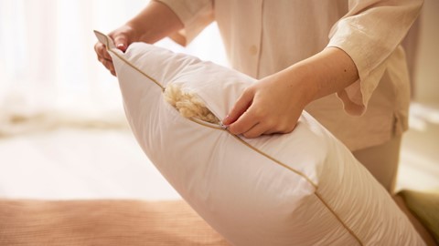 Hoofdkussen B Bright Natural Kapok