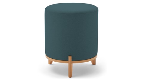 Hocker Karlsson inclusief poten, teal