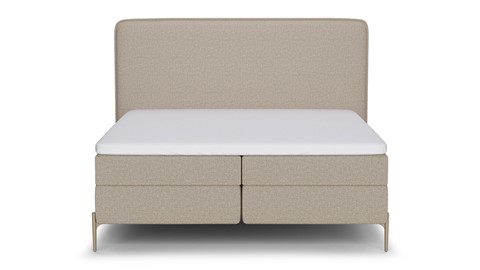Boxspring Quartz - Linen touch, beige