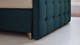 Boxspring Unik Varje vlak met Vildar Royal matras, teal