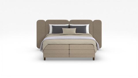 Elektrische boxspring Ridge, beige