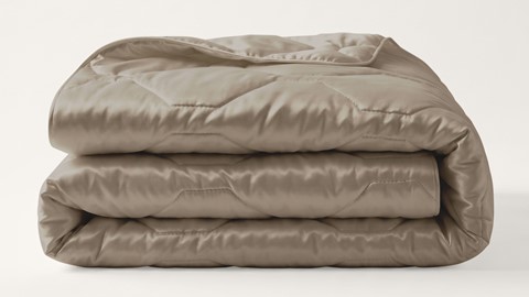 Happy Bed Solid - dekbed zonder overtrek, taupe