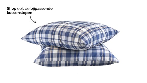 HappyBed Tartan - dekbed zonder overtrek