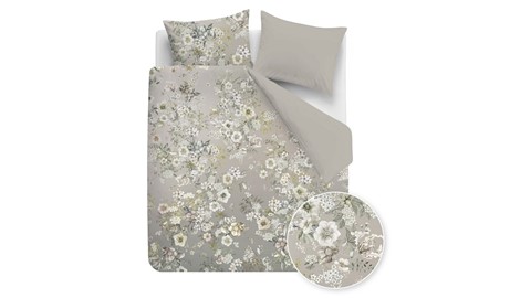 Dekbedovertrek Emmets Garden, pastel beige