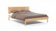 Bed Sky met lattenbodems Bossflex 400 en B Bright Gold Coolmax matrassen, eiken honing