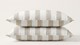 HappyBed Stripes Melange - kussensloop (set van 2 stuks), beige+wit