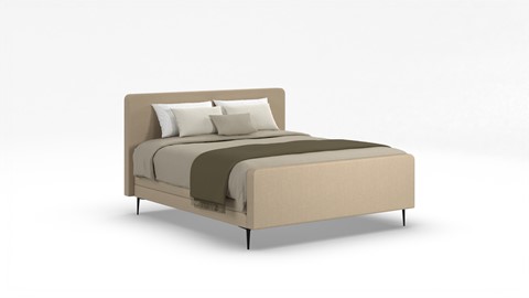 Elektrische boxspring Glade, natural