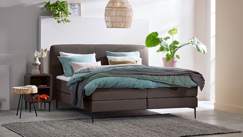 Voorrecht Collega orgaan Boxspring Quartz vlak met gestoffeerd matras | Beter Bed