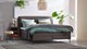 Boxspring Quartz vlak met gestoffeerd matras, rpes 92