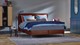 Boxspring Emerald vlak met B Bright matras 3100/3150, copper