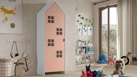 Draaideurkast Casami Bruges, comfy pink