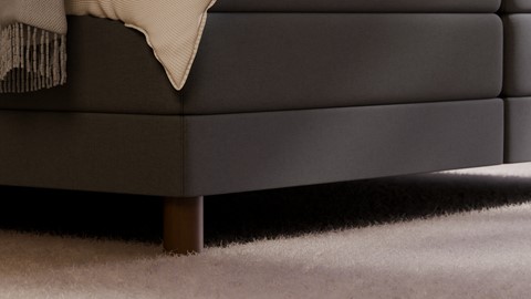 Elektrische boxspring Ridge, anthracite
