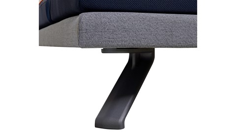 Bed Element Spirit verstelbaar met Cool Motion 6 matrassen, denim