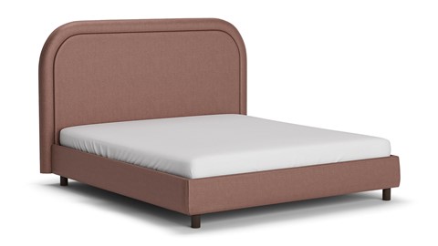 Bed Amber velvet glow, blush
