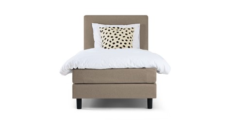 Box Ambra vlak met gestoffeerd matras, taupe