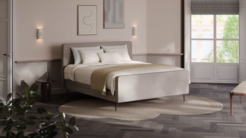 Elektrische boxspring Glade, beige