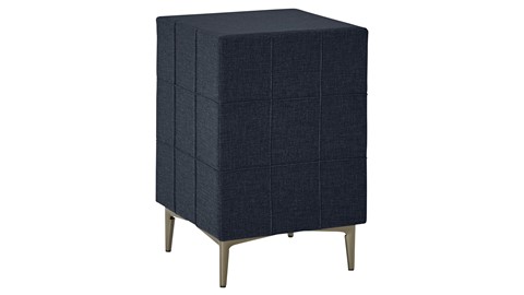 Hocker B Bright de luxe inclusief poten, navy