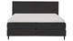 Boxspring Opal vlak met gestoffeerd matras, onyx