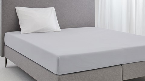 Hoeslaken Biologisch jersey matras, grijs