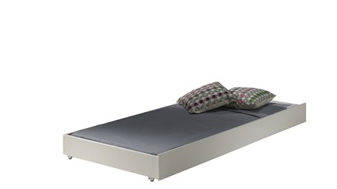 Stapelbed Scott 3-persoons met slaaplade, wit