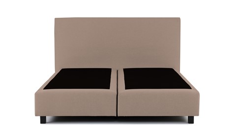 Boxspring Kurbat zonder matras, beige