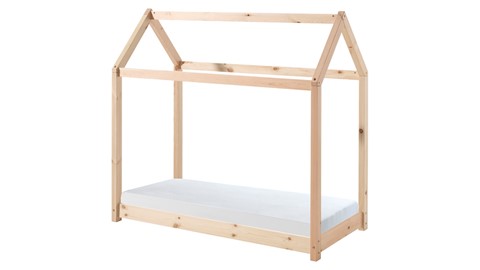 Bed Cabane, beige