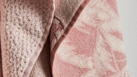 Handdoek Malou, roze