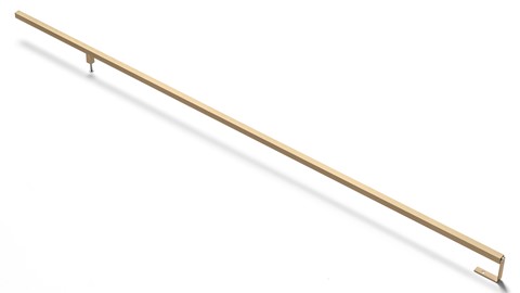 Stanggreep draaideurkast Switchline, brons