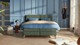 Boxspring Attraktiv Lykka vlak met gestoffeerd matras, green