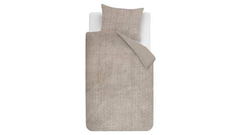 Dekbedovertrek Whisper Soft, taupe