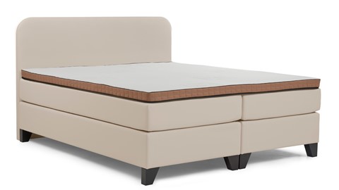 Hotelboxspring Essential met topper Comfort, ecru