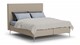 Boxspring Emerald vlak met Silver Pocket Deluxe Foam matras, beige
