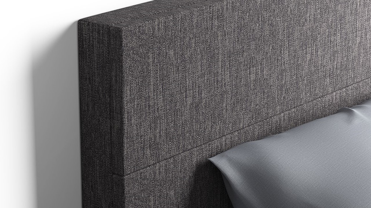 opbergboxspring Florence vlak met Silver Pocket Foam ...