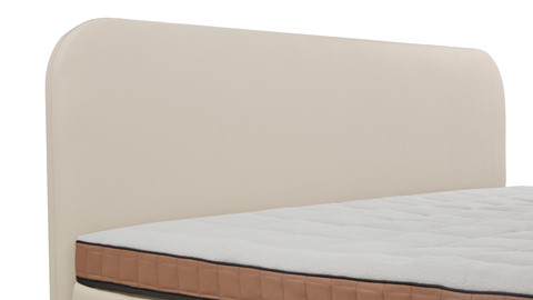 Hotelboxspring Essential met topper Luxury, ecru
