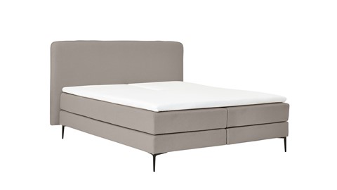 Boxspring Quartz vlak met gestoffeerd matras, rpes 83