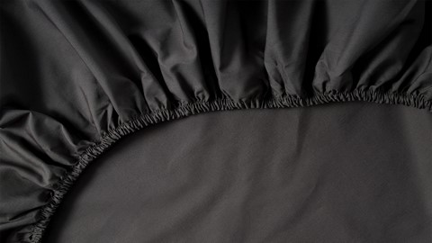 Hoeslaken topmatras Premium percale, antraciet